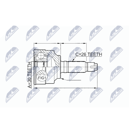Cap planetara exterior Honda Accord Usa 2.0, 2.4 Sda 2002-, 44305-SDC-A00