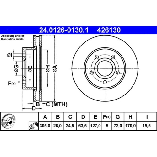 ATE Disc frana