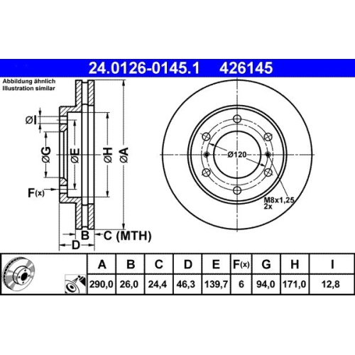 ATE Disc frana