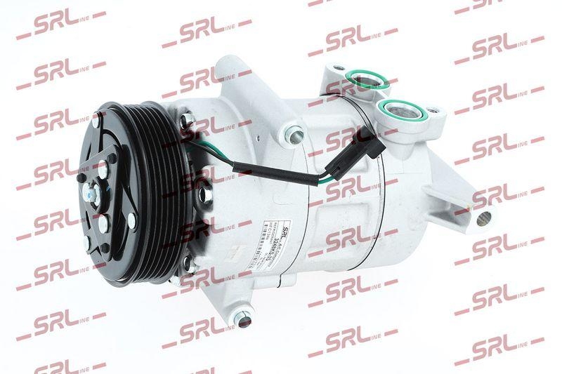 Compresor AC nou Citroen Jumper 06-14, Jumper 14-; Ford Transit 06-14; Peugeot Boxer 06-14, Boxer 14-, motor: 2.2 HDI, tip Sanden: SD7V16, Diam. fulie (mm) 110, SRLine, 1735914; 9676552680