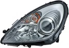 Far Mercedes Clasa SLK (R171) 11.2004-03.2011 HELLA partea Stanga, tip bec H7+H7