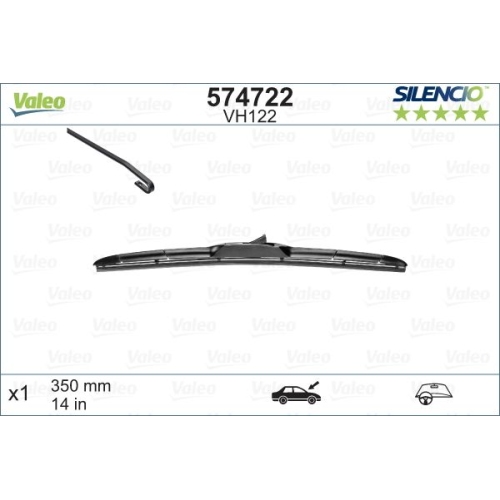 Lamela stergator Valeo 574722