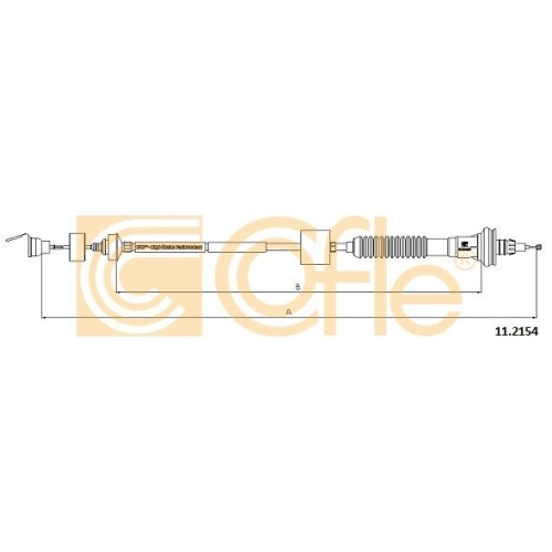 Cablu ambreiaj Citroen Xsara Picasso (N68) Cofle 112154