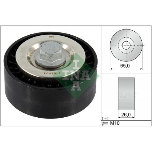 Schaeffler INA Rola ghidare/conducere, curea transmisie