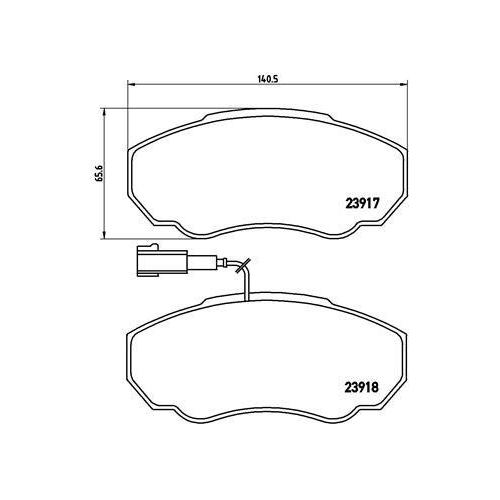 Placute frana Citroen Jumper I Box (230l), Jumper I Box (244), Jumper I Bus (230p), Jumper I Bus (244, Jumper I (230), Jumper I (244); Fiat Ducato Box ( 250), Ducato Box (230), Ducato Box (244), Ducato Bus (230), Ducato Bus (244), Ducato Bus (250), Ducato