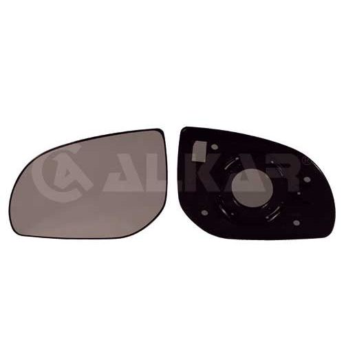 Geam oglinda, sticla oglinda Hyundai I10 (Pa), I20 (Pb, Pbt), Alkar 6401618, parte montare : Stanga