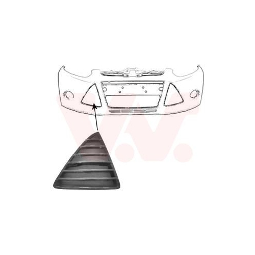 Bandou bara protectie Ford Focus 3 Van Wezel 1945592 parte montare : dreapta, fata