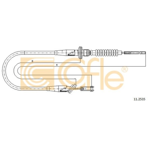 Cablu ambreiaj Opel Agila (A) (H00) Cofle 112535