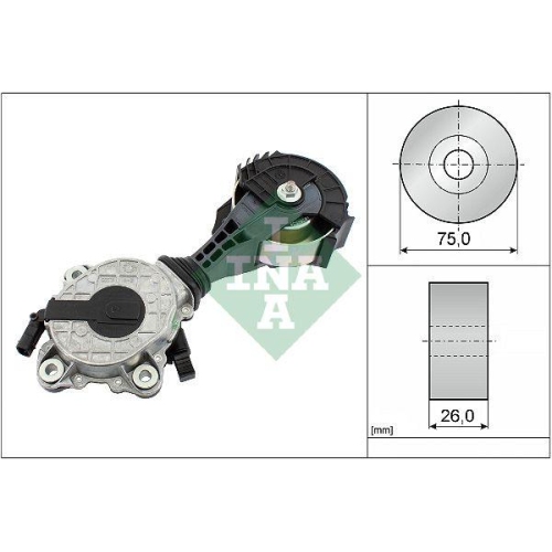 Intinzator curea Bmw; Citroen; Ds; Mini; Opel; Peugeot, , INA
