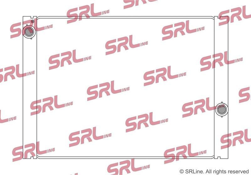 Radiator BMW Seria 5 E60/E61 03-10, 6 E63/E64 04-11, motor: 2.0 R6, 2.5 R6, 3.0 R6, 4.0 V8, 4.4 V8, 4.8 V6, intrare/iesire conectare rapida, 618x486x32, SRLine, miez si rezervor din aluminiu brazat, 17117534915; 7534915
