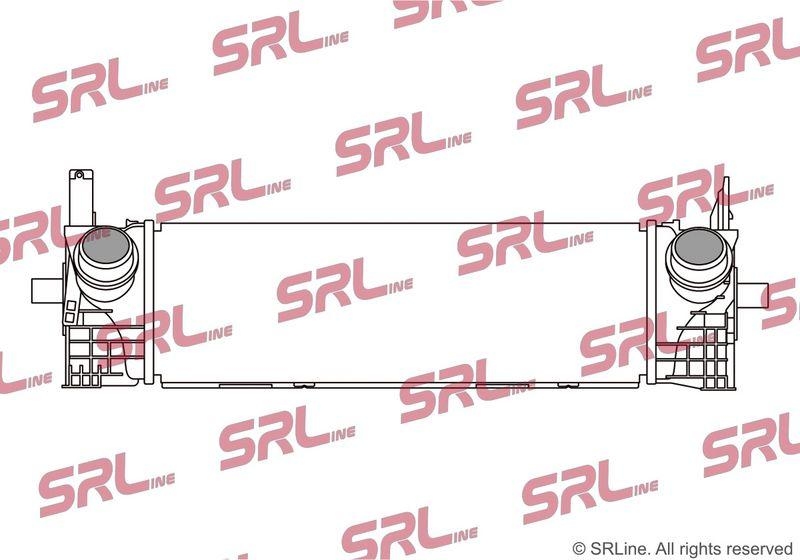 Intercooler Bmw X3 G01 17-, X4 G02 18-, motor: 2.0 T, 3.0 d, intrare/iesire conectare rapida, 540x173x105, SRLine, Aluminiu/ Plastic brazat, 17518578146; 8578146