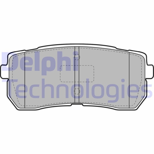DELPHI set placute frana,frana disc