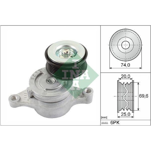 Intinzator curea Mazda 2 (De, 3 (Bm, 3 Saloon (Bm , 1.3 (DE3FS), 1.3 BiFuel, 1.3 MZR (DE3FS), 1.5 (DE5FS), 1.5 MZR (DE5FS), 1.6 (BM4, BN4), 1.6, RapidAuto