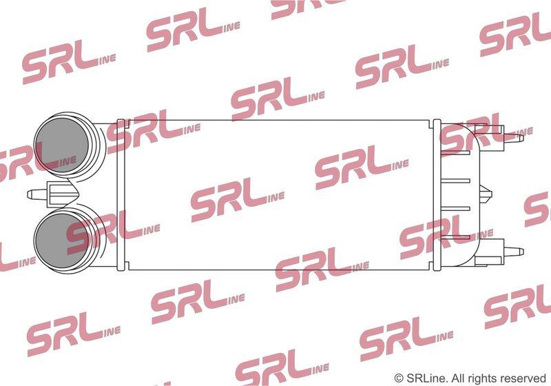 Intercooler Citroen C5 08-; Peugeot 508 10-, motor: 1.6 THP, 300x147x76, SRLine, Aluminiu/ Plastic brazat, 1440Q9