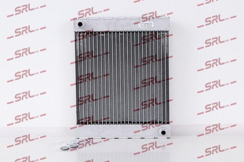 Radiator BMW Seria 5 F10/F11 10-, 6/ Gran Coupe F06/F12/F13 11-, X5 F15 13-, X6 F16 13-, motor: 4.4 V8 T, radiator auxiliar; partea dreapta, 243x248x40, SRLine, miez si rezervor din aluminiu brazat, 17112284276; 17112284278