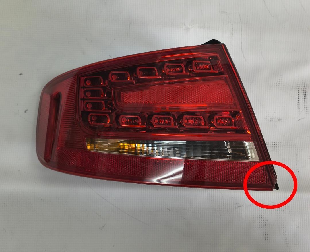 Stop spate lampa Audi A4/S4 (B8) Sedan 11.2007-10.2011 BestAutoVest partea Stanga exterior fara suport becuri cu LED -COLT RUPT, VEZI POZE