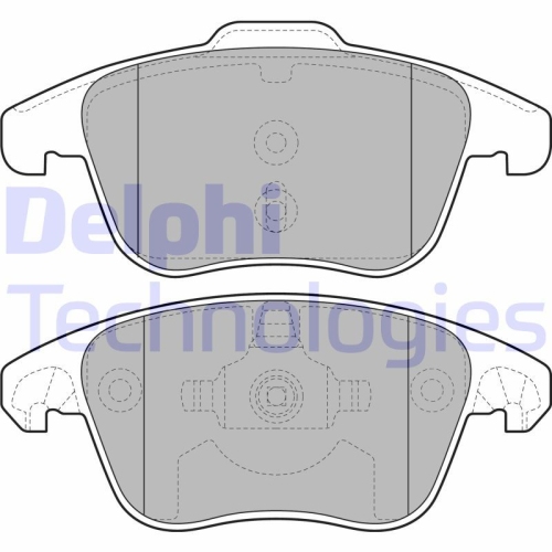 DELPHI set placute frana,frana disc