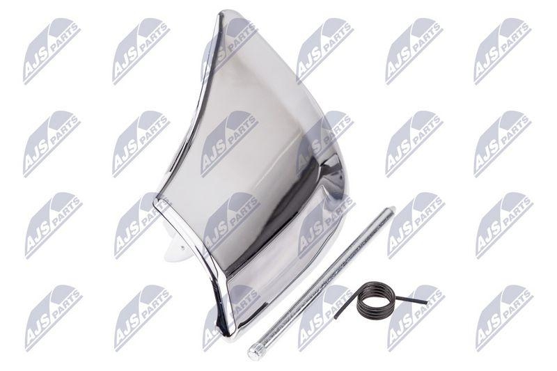 Element reglaj spatar scaun Mercedes Clasa C Coupe (C204) 2011-, Clasa E Coupe (C207) 2009-, E Cabrio A 207 2010-; partea dreapta, argintiu deschis; A2079108606; NTY, aftermarket