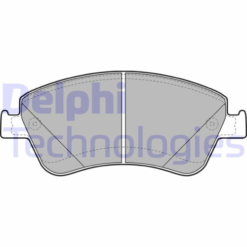 DELPHI set placute frana,frana disc