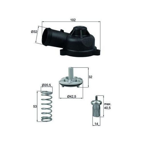 MAHLE termostat,lichid racire BEHR