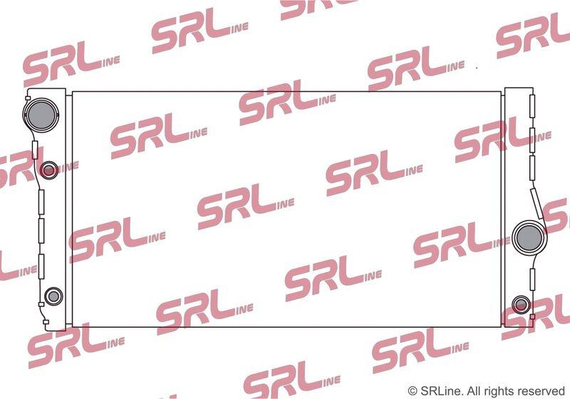 Radiator BMW Seria 5 F10/F11 10-, 5 Gt F07 09-, 6/ Gran Coupe F06/F12/F13 11-, 7 F01/F02 08-, motor: 3.0 R6 T, intrare - conector rapid, 600x326x32, SRLine, miez si rezervor din aluminiu brazat, 17117562586; 17118615426