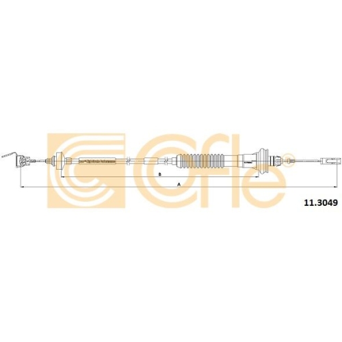 Cablu ambreiaj Peugeot 206 (2a/C) Cofle 113049