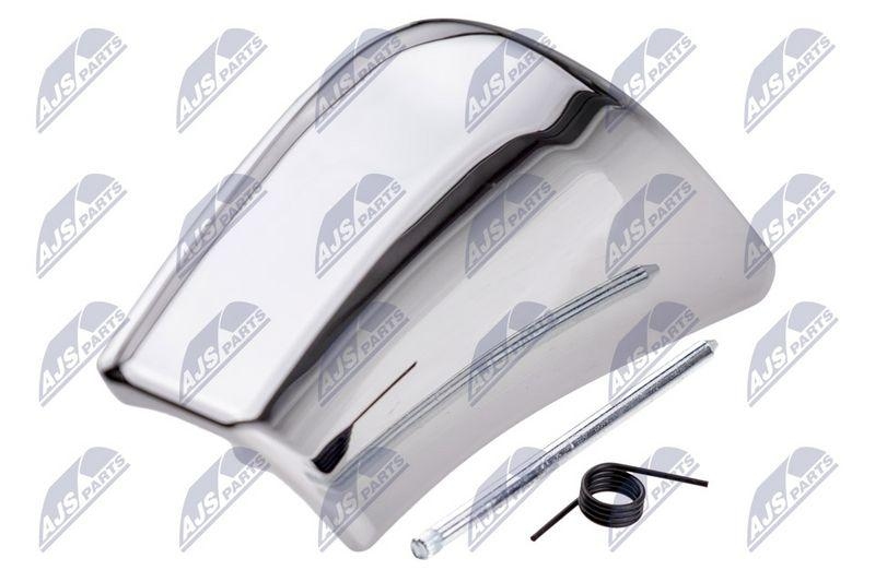 Element reglaj spatar scaun Mercedes Clasa C Coupe (C204) 2011-, Clasa E Coupe (C207) 2009-, E Cabrio A 207 2010-; partea stanga, argintiu deschis; A2079108506; NTY, aftermarket