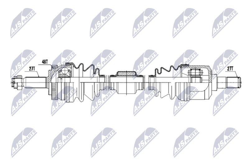 Planetara Hyundai Tucson 2.0 2004-2010; Kia Sportage 2.0 2004-2010; partea din fata, dreapta, cutie viteze manuala; 49500-2E500; NTY, aftermarket