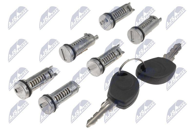 Set butuci, yale usi Iveco Daily 2006-; 6 bucati, cu doua chei; 2996075; NTY, aftermarket