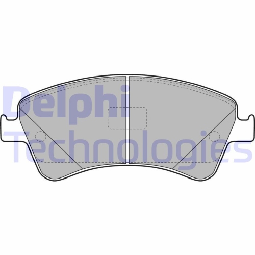 DELPHI set placute frana,frana disc