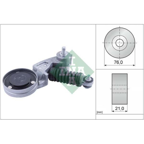 Intinzator curea Audi A5 (8t3), A6 Allroad C6 (4fh), A6 C6 (4f2), A6 C6 Avant (4f5), A8 D3 (4e2, Q7 (4lb); Vw Touareg (7la, S5 quattro, 4.2 FSI Quattro, 4.2 V8 FSI, INA