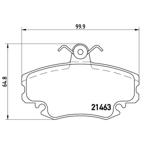 Placute frana Dacia Logan (Ls), Sandero; Peugeot 205 I (741a/C), 205 I Convertible (741b, 205 2 (20a/C), 309 I (10c, 309 2 (3c; Renault 11 (B/C37), 11 Box / Liftback (S37), 18 (134), 18 Variable (135), 19 Saloon (L53), 19 I (B/C53), 19 I Box / Liftback (S