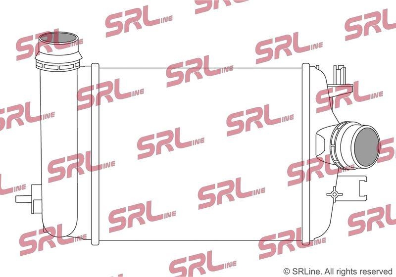 Intercooler Dacia Jogger 22-; Nissan Juke 19-, Micra 17-; Renault Captur 19-, Clio 19-, motor: 1.0 TCe, intrare/iesire conectare rapida, 257x218x50, SRLine, Aluminiu/ Plastic brazat, 14461F270A; 1449600Q0M