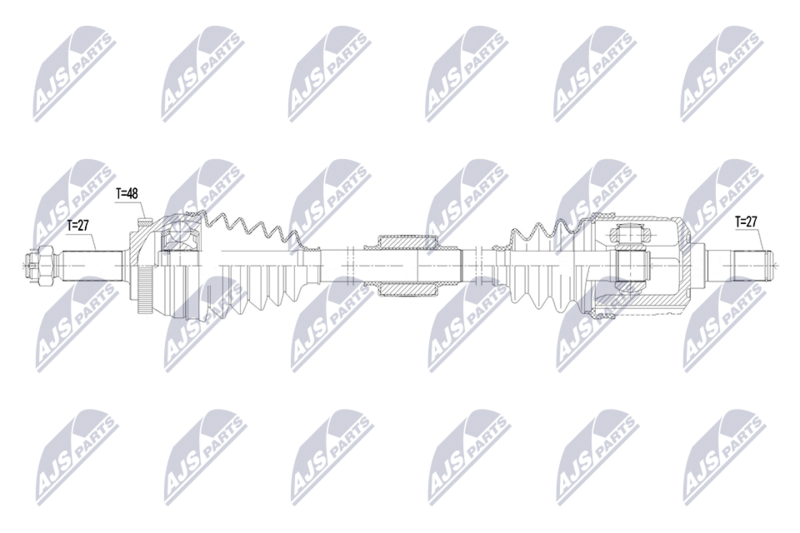 Planetara Hyundai Tucson 2.0 CRDI 113 CP 2WD, 4WD 2004-2010; partea din fata, dreapta, cutie viteze manuala; 49500-2E650; NTY, aftermarket