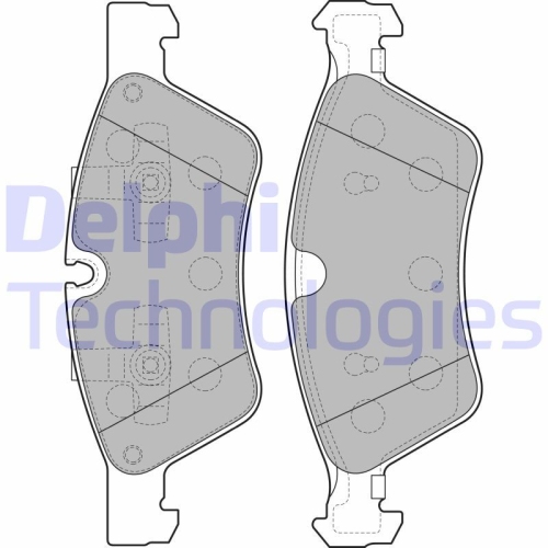 DELPHI set placute frana,frana disc