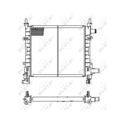 Radiator racire motor Nrf 54671