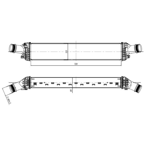 NRF Intercooler, compresor