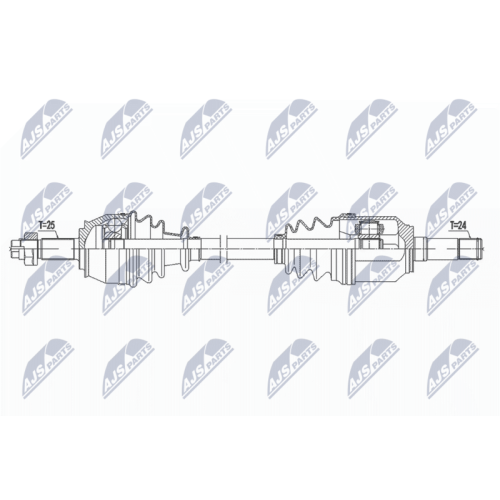 Planetara Fiat 500 1.3d Multijet, 1.4 2009-, Stanga, CV Manuala, 51955483