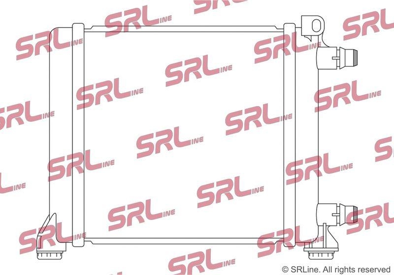 Radiator BMW Seria 1 (F40) 19-, 2 Active/Gran Tourer (F45/46) 14-, 2 Gran Coupe (F44) 20-, X1 F48 15-, X2 F39 18-; Mini Countryman 17-, motor: 1.5 T, 2.0 T, radiator auxiliar; 195x202x26, SRLine, brazat, 17117634565; 7634565