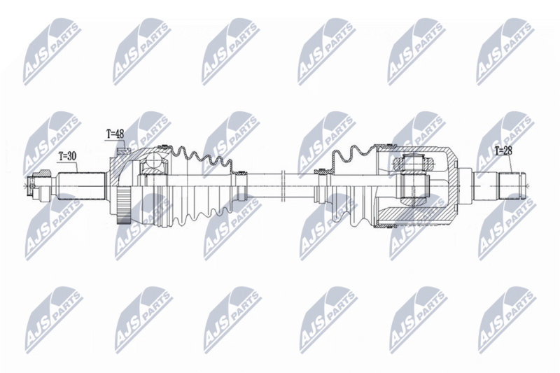 Planetara Hyundai Tucson 2.0 CRDI AWD 2006-2010; Kia Sportage 2.0 CRDI 4WD 2006-2010; partea din fata, dreapta, cutie viteze manuala; 49500-1F310; NTY, aftermarket