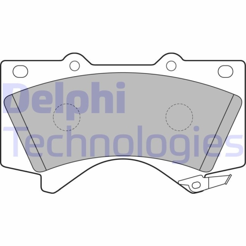 DELPHI set placute frana,frana disc