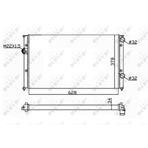 Radiator racire motor Nrf 54693