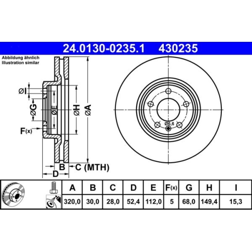 ATE Disc frana