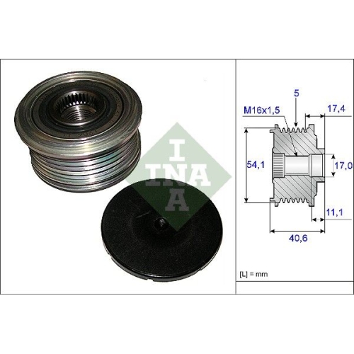 Fulie alternator Ina 535008910