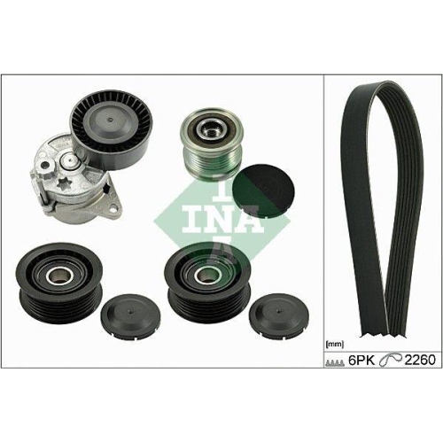 Schaeffler INA Set curea transmisie cu caneluri