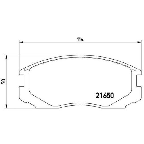 Placute frana Daihatsu Terios (J1), Terios (J2 ; Mitsubishi Colt 3 (C5 A), Colt 4 (Ca A), Colt 5 (Cj , Lancer 3 Station Wagon (C1 V, Lancer 4 (C6 A, Lancer 4 Liftback (C6 A, Lancer 5 (Cb A, Lancer 5 Station Wagon (Cb W, Lancer 6 (Cj , Mirage 4 Liftback (C