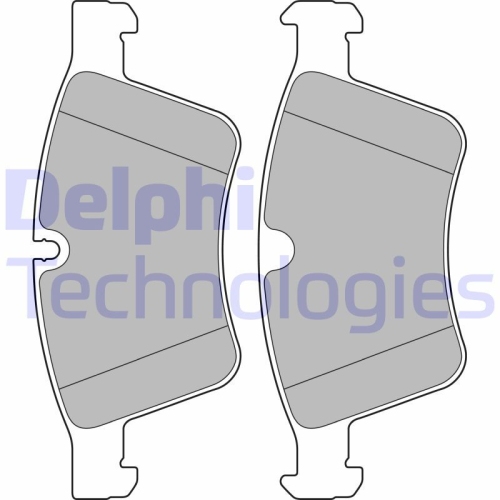 DELPHI set placute frana,frana disc