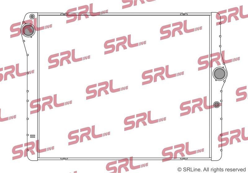 Radiator Bmw 2 F22/F23 14-, 3 F30/31 11-, 4 F32/33 13-, motor: 3.0 R6 T, intrare/iesire conectare rapida, 580x478x32, SRLine, miez si rezervor din aluminiu brazat, 17112284607; 2284607