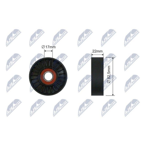 Rola ghidare curea transmisie Alfa Romeo 159 2.2 2005-2012, Fiat Croma 2005-2011, Opel Astra G 1998-2005, 34-00