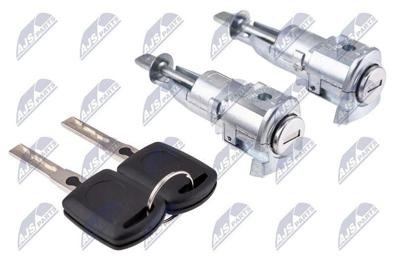 Set incuietoare usa fata Skoda Octavia II 2004-; stanga = dreapta, cu doua chei; 107837167KT; NTY, aftermarket